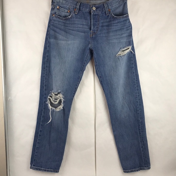 Levi’s 501’s straight boyfriend button fly 29 - Picture 3 of 13